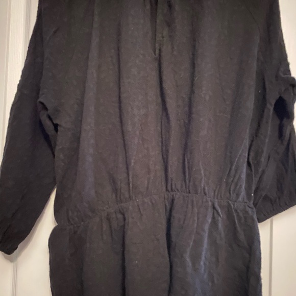 Lucky Brand Black Button-Sleeve Top - Picture 7 of 7